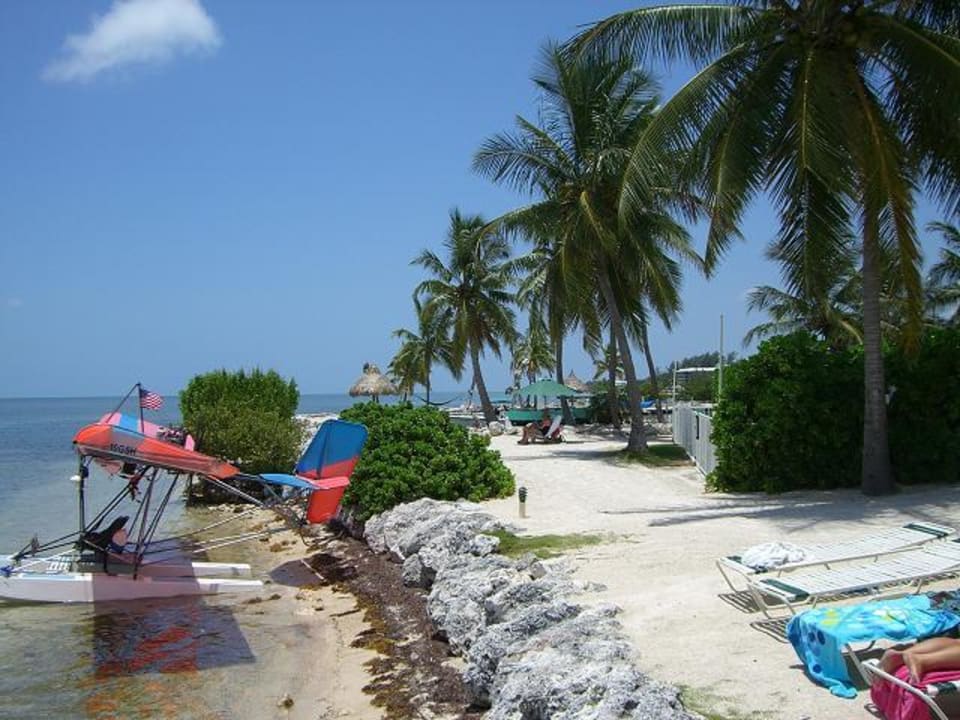 Strandabschnitt hinter dem Resort Hotel Chesapeake Resort