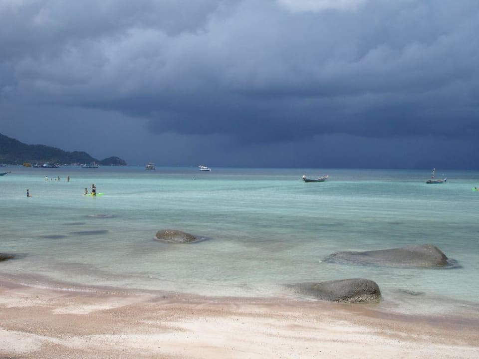 Aufziehendes Gewitter Koh Tao Cabana