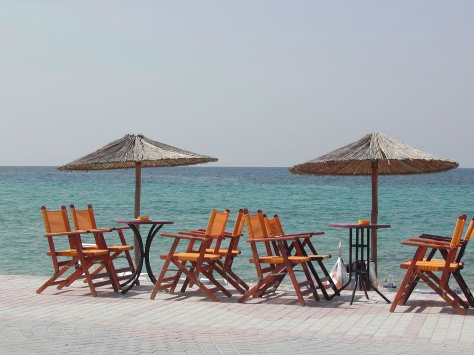 Sonnenschirme in Siviri Possidi Holidays Resort & Suite Hotel