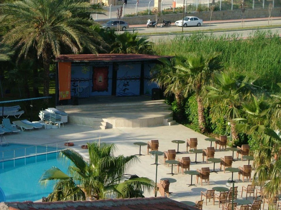 Blick vom Balkon Hotel Süral Garden