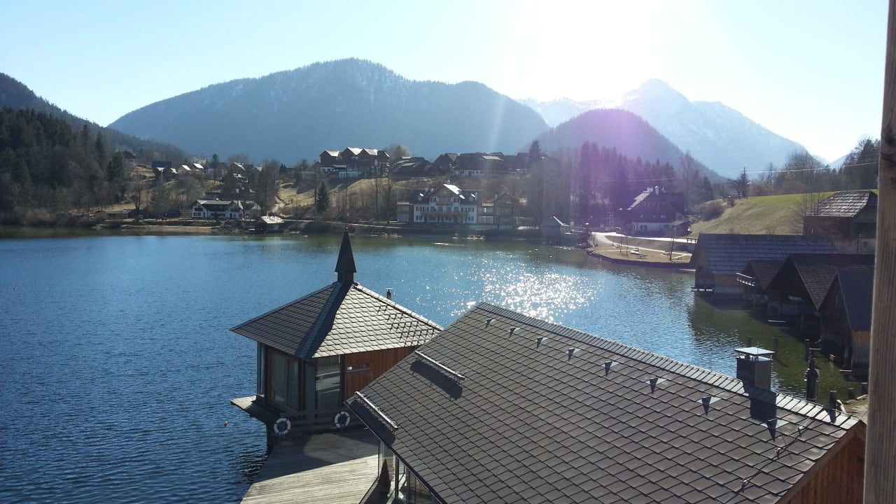 Zimmerausblick Seehotel Grundlsee