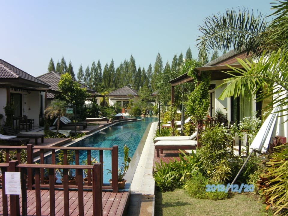Blick von der Terrasse des Bungalows Pinnacle Grand Jomtien Resort