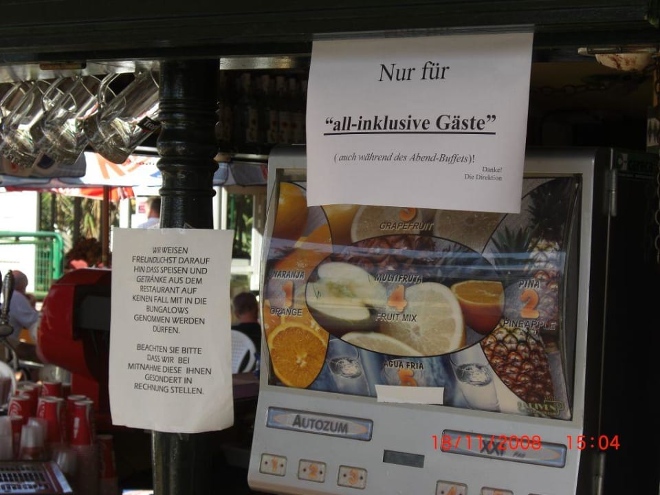 Verbote Hotel Vista Golf