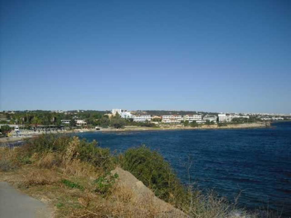 Ausblick Strand Kresten Palace Hotel