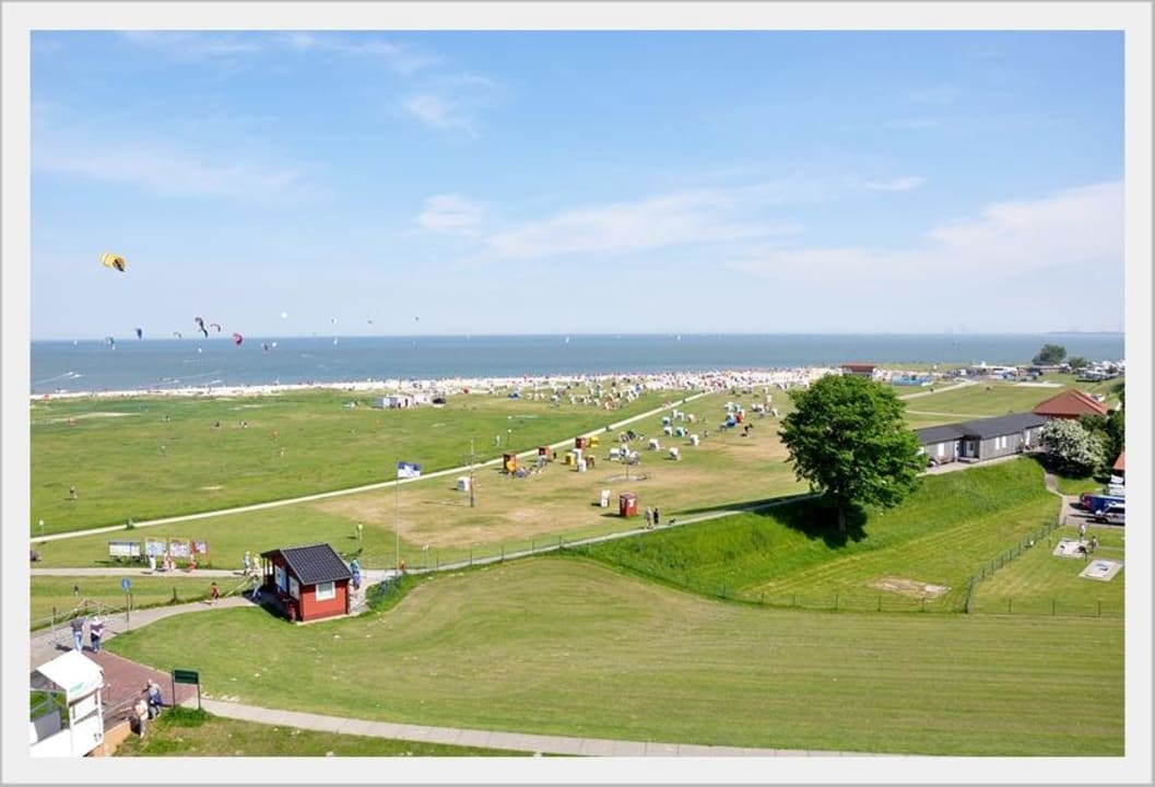 Ausblick vom Zimmer Upstalsboom Hotel am Strand