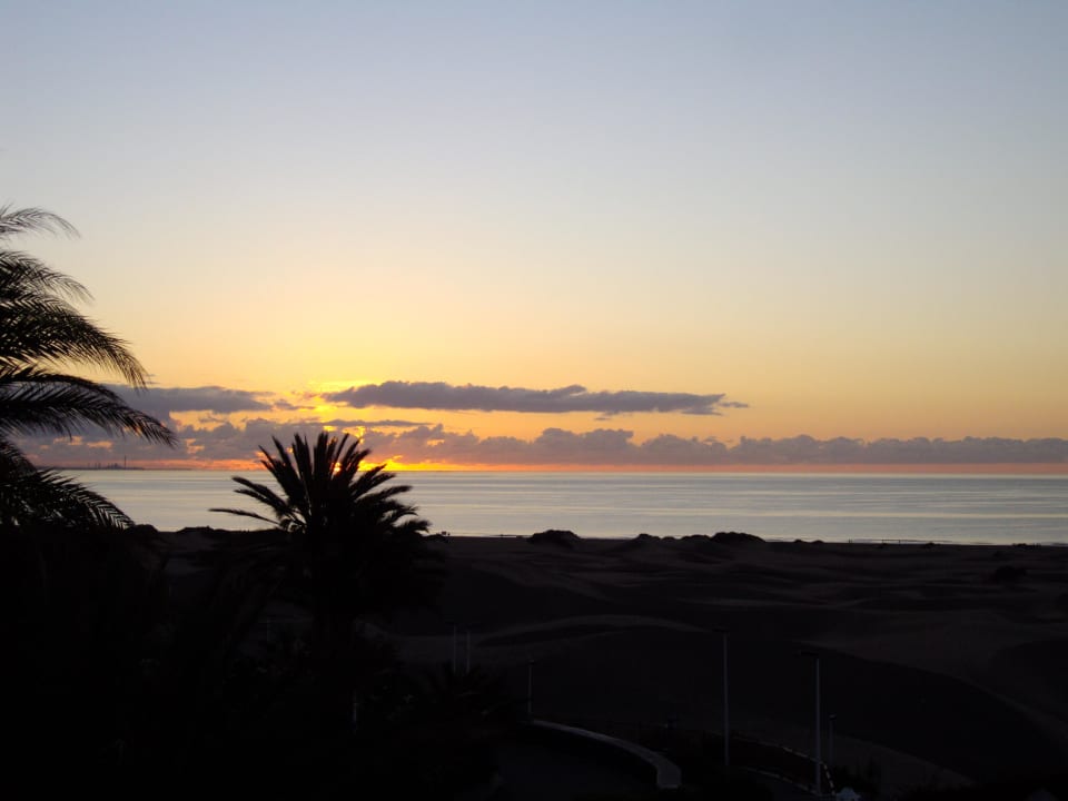 Sonnenaufgang vom Balkon Hotel Riu Palace Maspalomas Adults Only