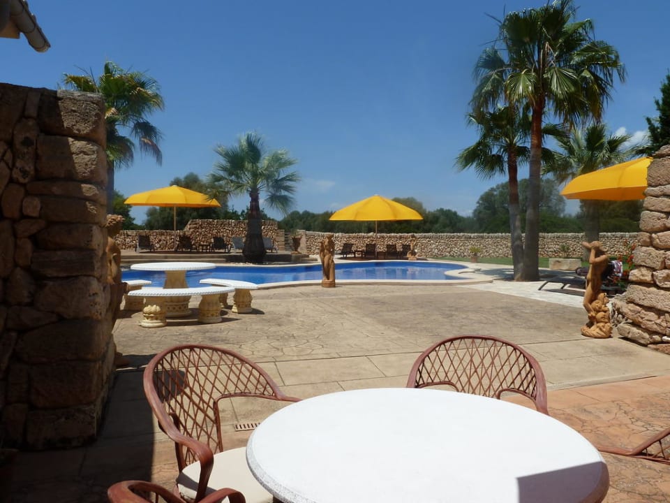 Poolansicht Finca Es Puig de Ros d'Alt