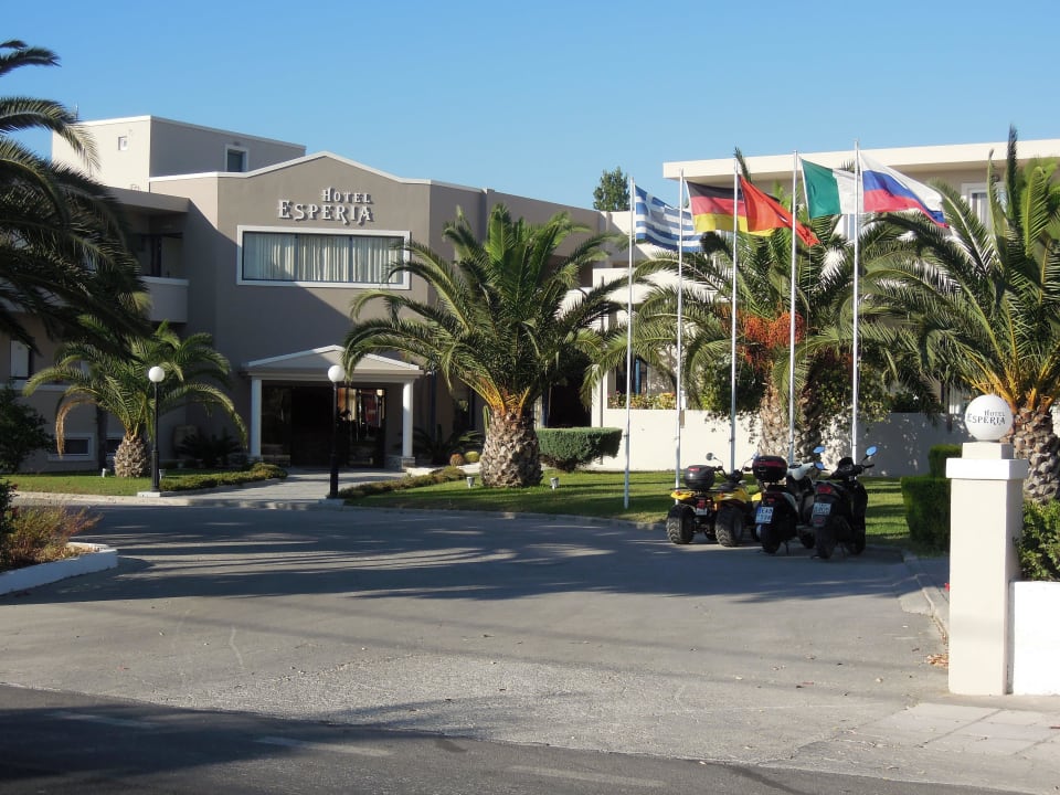 Eingang zum Hotel Hotel Esperia