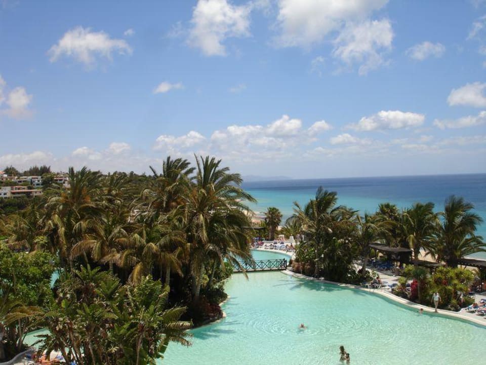 Pool, Meer in Richtung Norden, links Robinson Club Club Jandia Princess