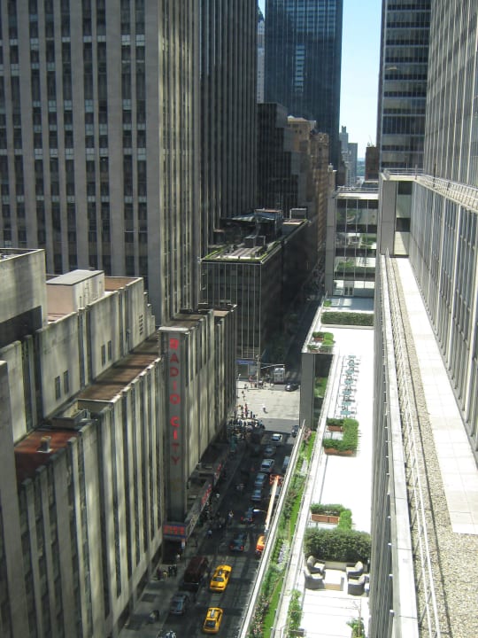 Blick aus unserem Fenster (seitlich) Manhattan Centre Hotel