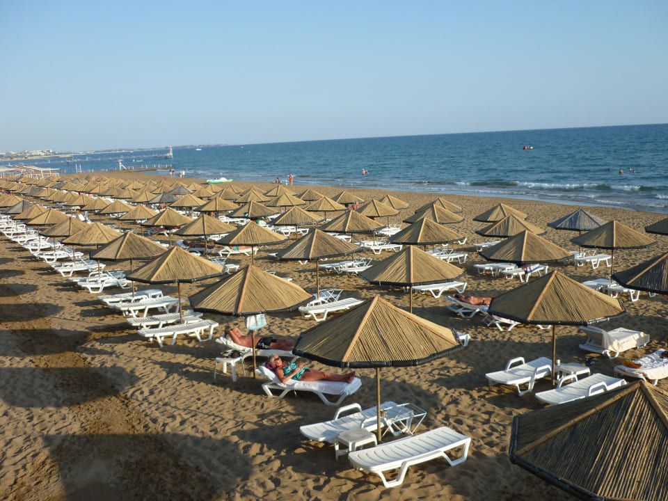 Schöner Strandabschnitt. Hotel Defne Dream