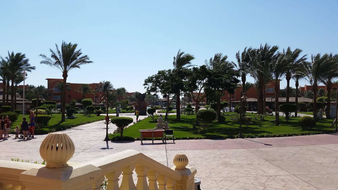Blick von der Lobby auf die Anlage Sentido Caribbean World Soma Bay