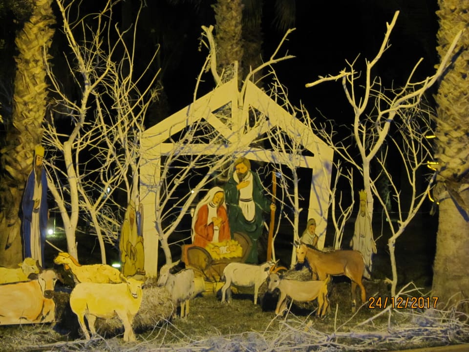 Krippe im Garten Hotel Bel Azur Thalasso & Bungalows