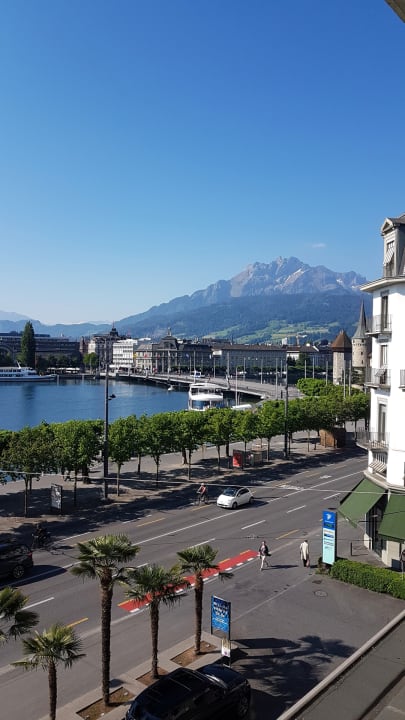 Ausblick Hotel Schweizerhof Luzern