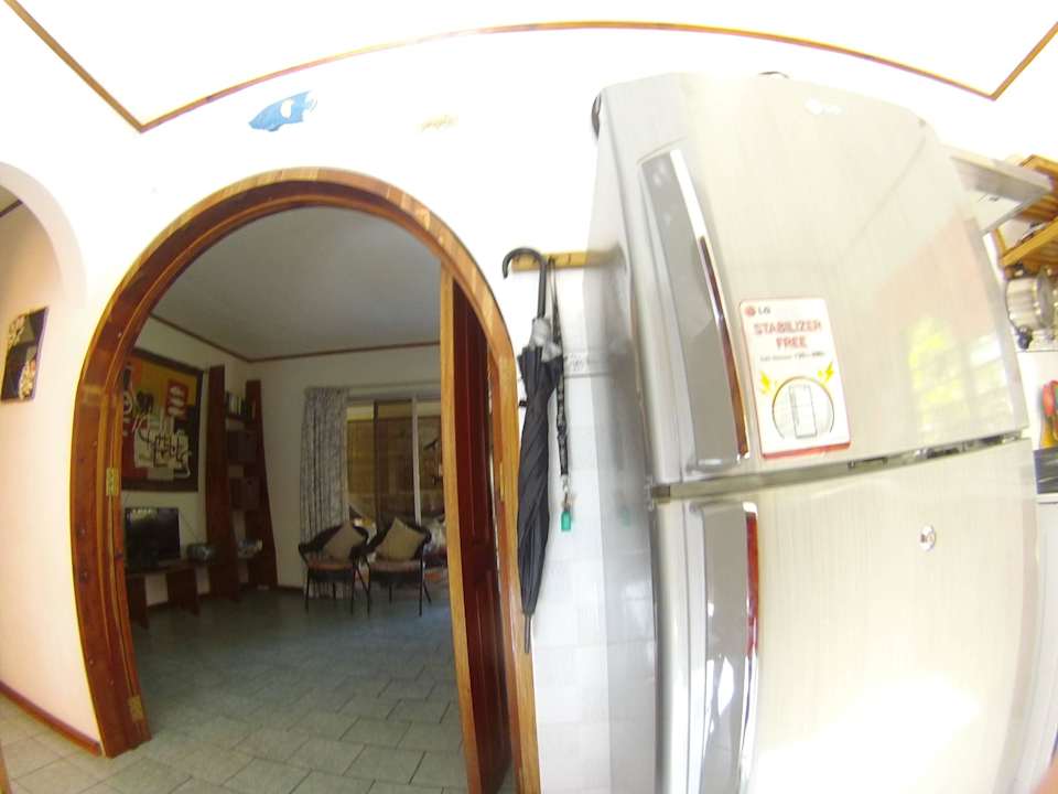 Küche zum wohnzimmer Haus & Apartments Beau Bamboo