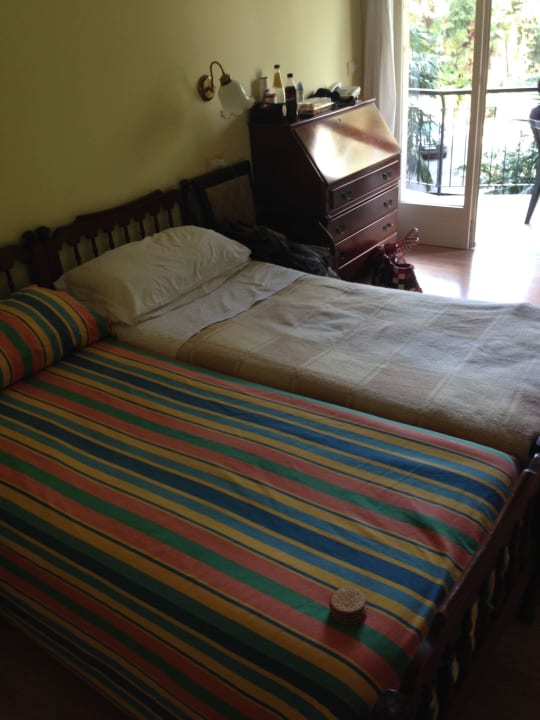 Betten, Zimmer 120 Hotel Palme & Suite