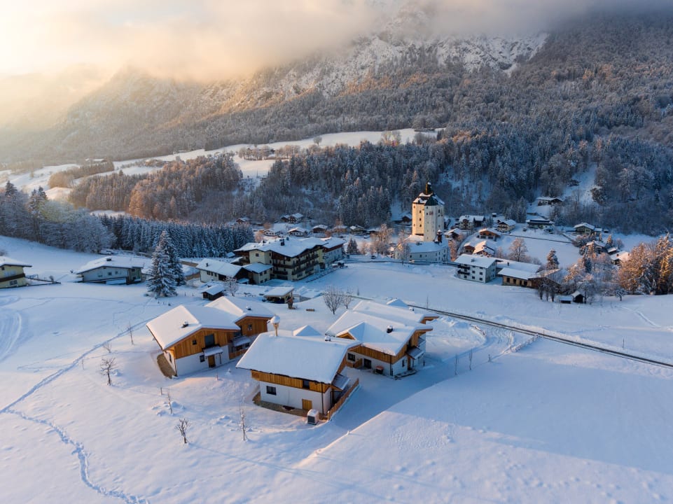 Ausblick Hotel und Chalet's Mariasteinerhof