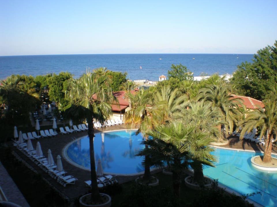 Blick vom Zimmer Hotel Grand Side