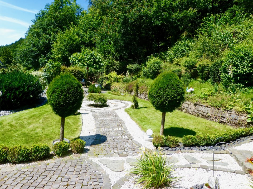Gartenanlage Ferienwohnung rundumgruen
