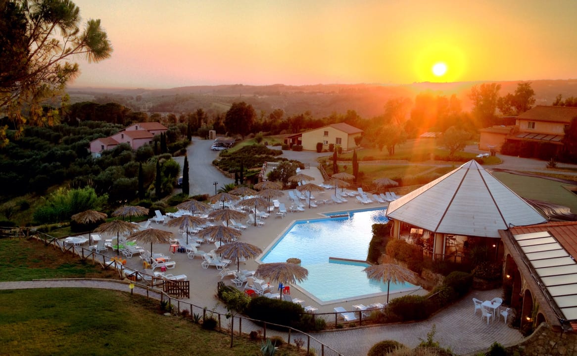Ausblick Ferienanlage Il Felciaione