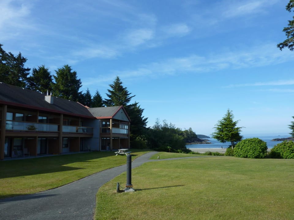 Traumhafter Ausblick vom Balkon Best Western Tin Wis Tofino Hotel Resort on Vancouver Island