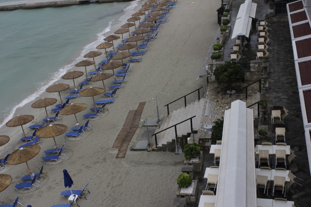 Zugang zum Hotelstrand Ammon Zeus Luxury Beach Hotel