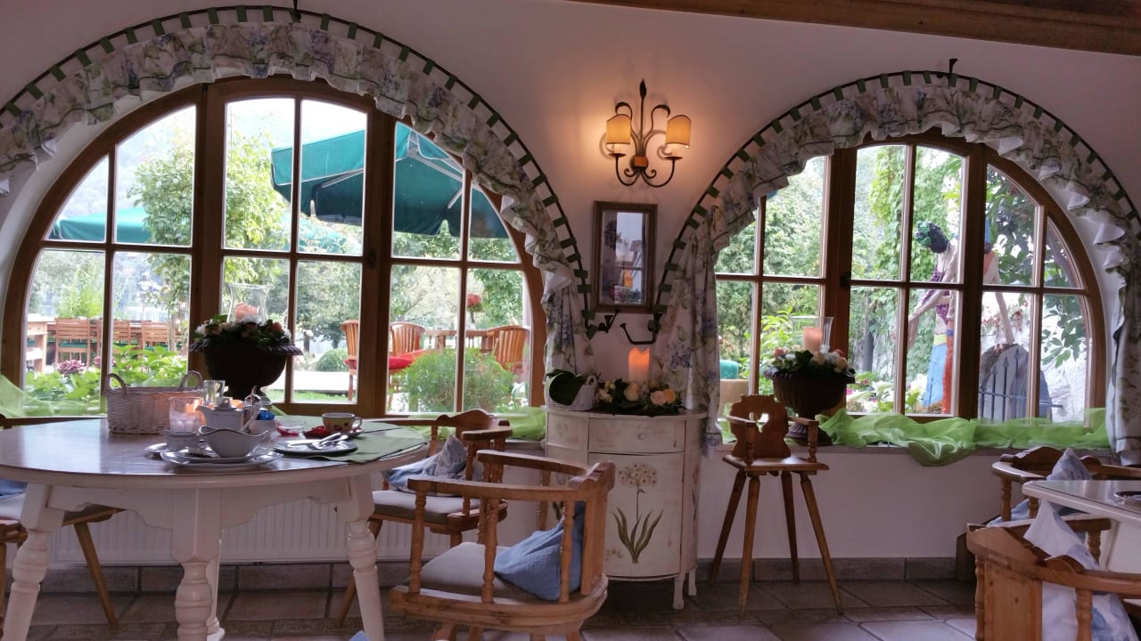 Blick vom Restaurant  Hotel Maier zum Kirschner