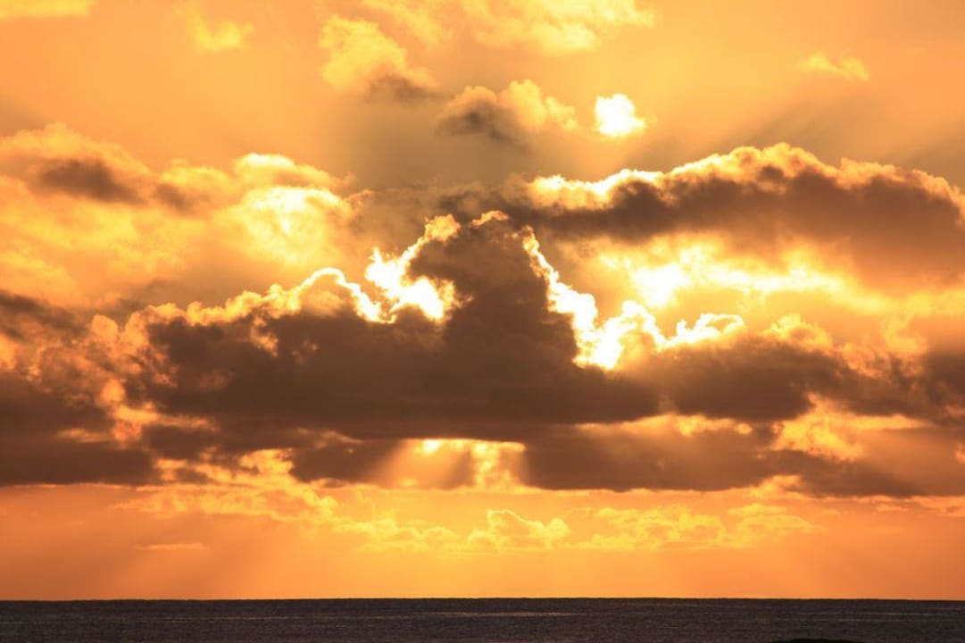 Sonnenuntergang in Aitutaki Aitutaki Village