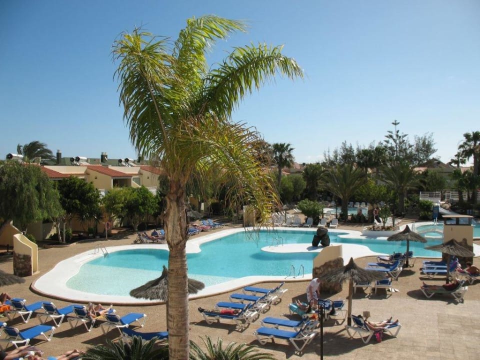 Blick von der Eingangshalle zum Pool Playa Park Zensation