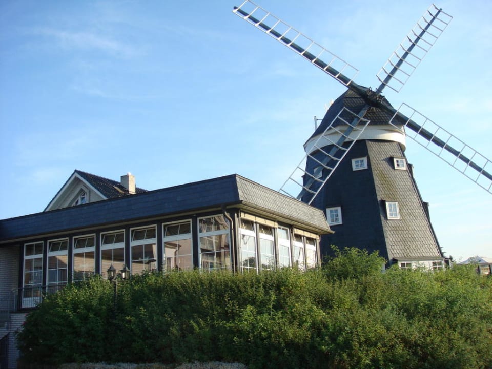 Ansicht von der Seite Hotel Pommern Mühle