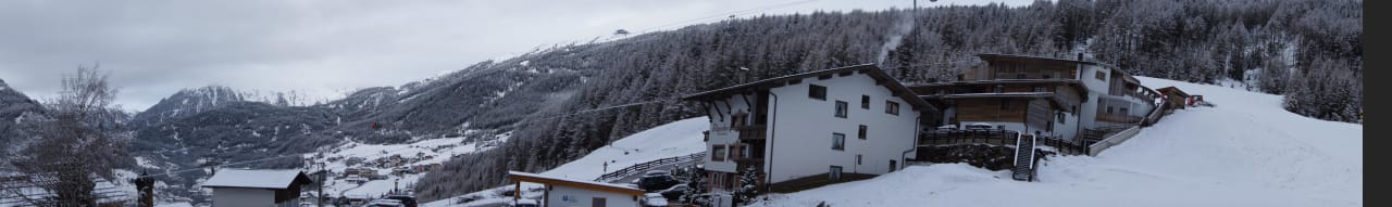 Panorama vom Balkon Hotel Altes Holzhaus