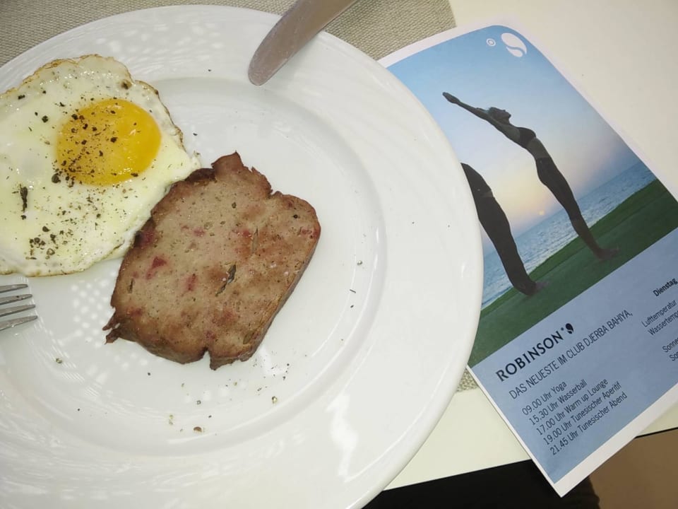 Leberkäse, nicht essbar ROBINSON DJERBA BAHIYA