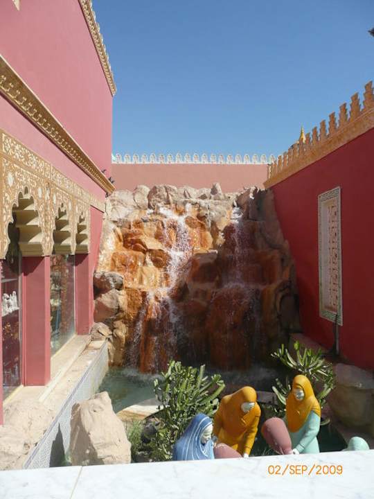 Kleiner Wasserfall Pickalbatros Alf Leila Wa Leila Resort - Neverland Hurghada
