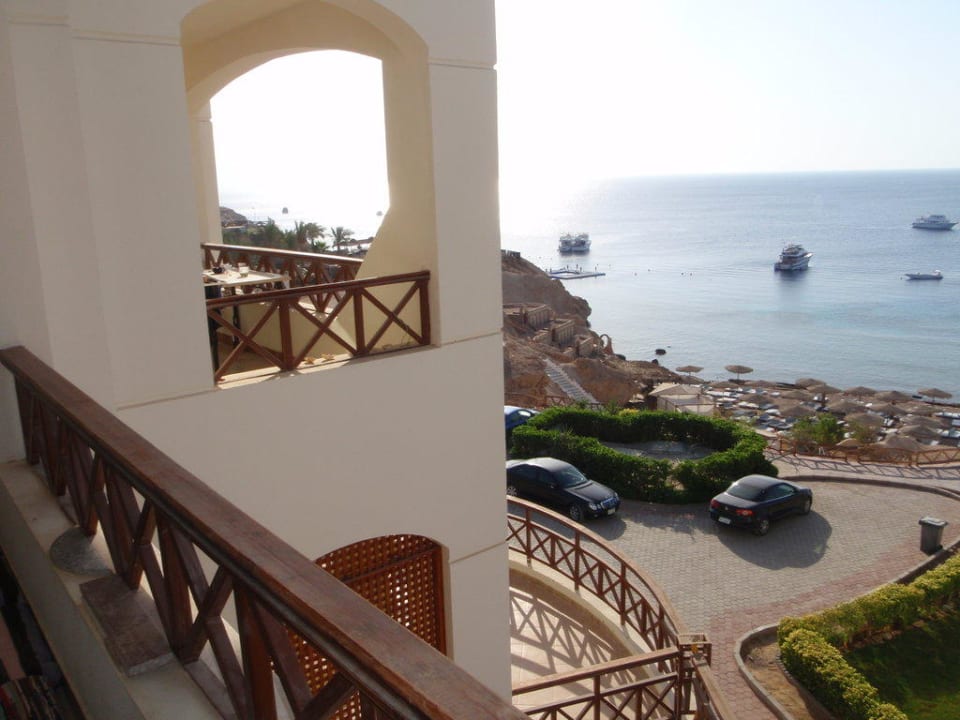 Aussicht vom Balkon Hotel Sunshine Divers Club