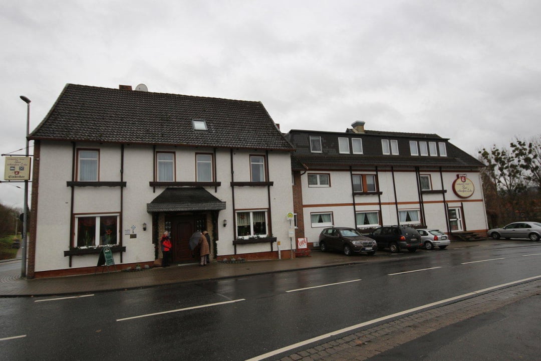 Ansicht von der scharfen Ecke Landgasthof-Hotel Zur scharfen Ecke