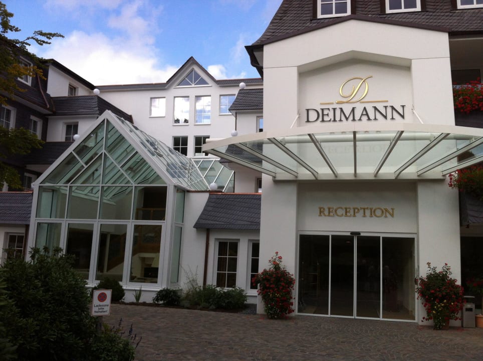 Hoteleingang Hotel Deimann