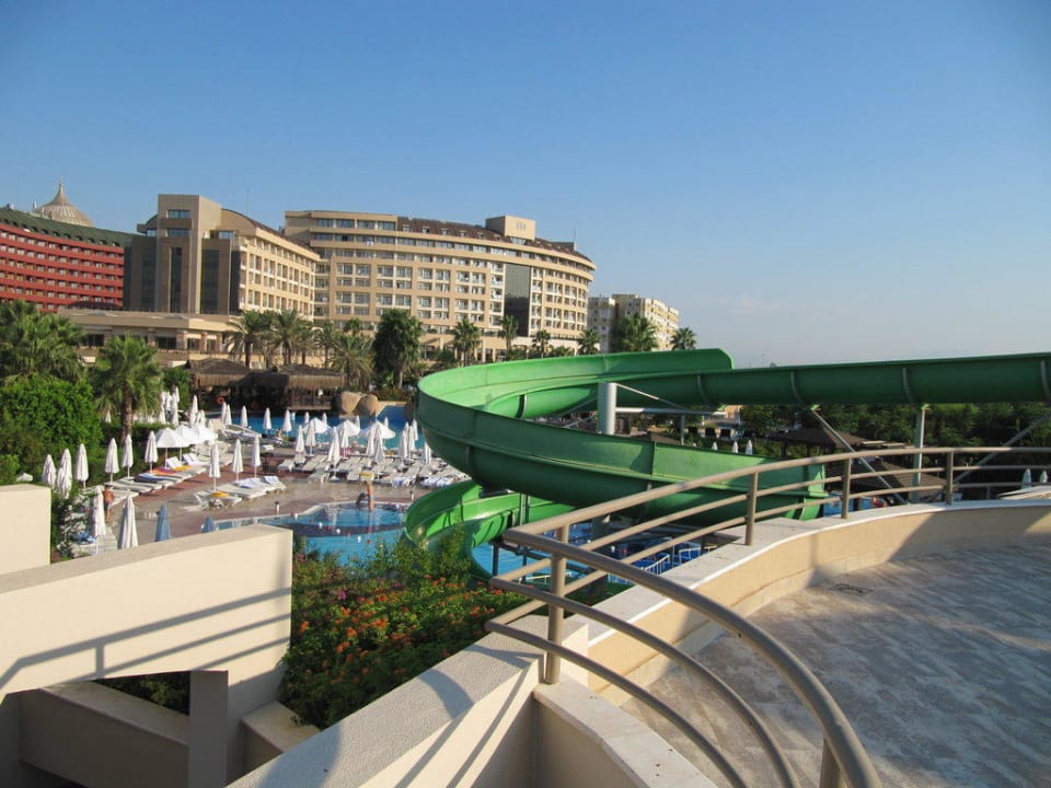 Ausblick von der Rutschanlage Fame Residence Lara & Spa