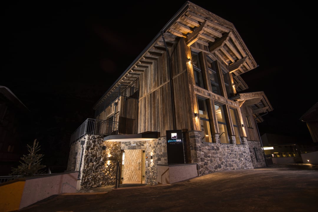 Nachtaufnahme Gletscherblick Apartments