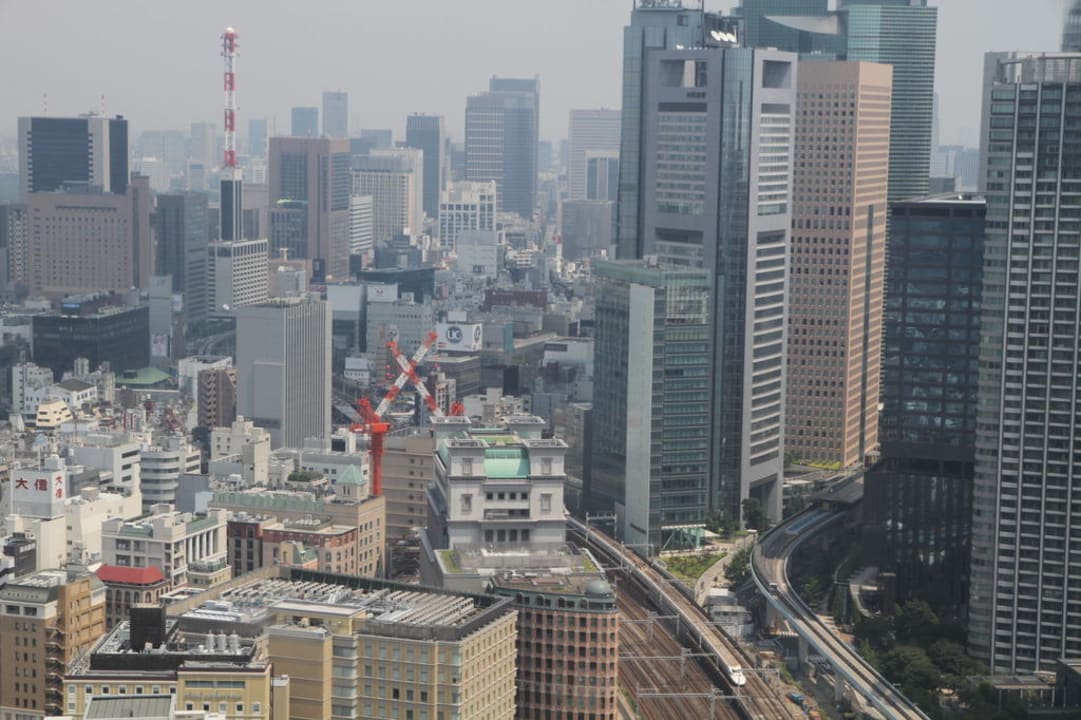 Blick auf Shiodome Park Hotel Tokyo