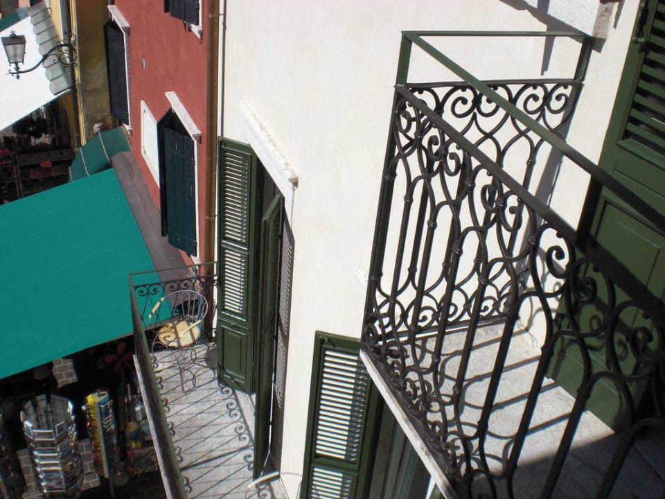 Blick vom Balkon Remat Hotel