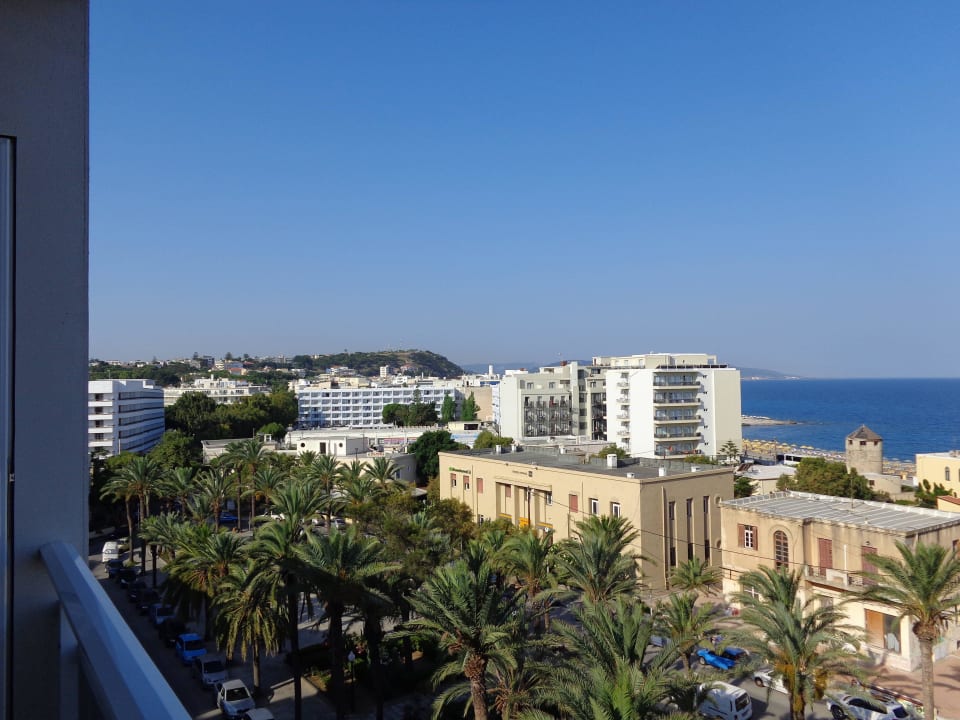 Meerblick links 5. Stock Ibiscus Hotel Rhodos