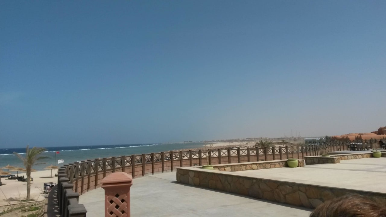 Aussicht aus der Terrasse Novotel Marsa Alam Beach Resort