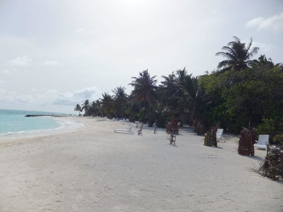 Schönste Bucht vor unserem Bungi Summer Island Maldives