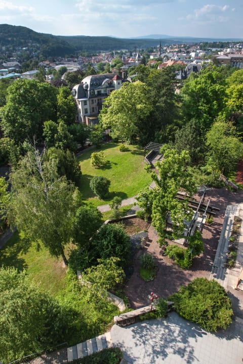 Blick vom Hotel auf Bad Kissingen Parkhotel Cup Vitalis
