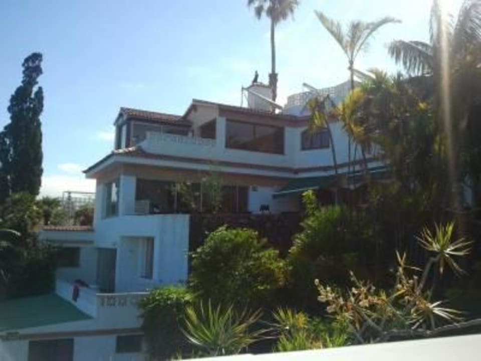Haupthaus Blick vom Zimmer Jardin Mariposa Retreat- und Seminarzentrum