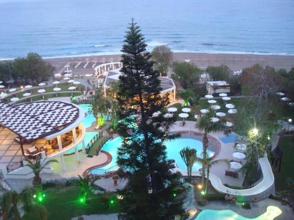 Blick vom 5. Stock Hotel Calypso Beach