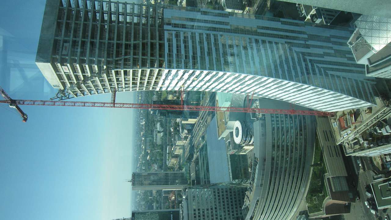 Ausblick vom 42. Stock InterContinental Warszawa