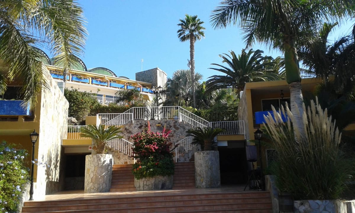 Aufgang zum Restaurant/Terrasse Club Hotel Drago Park