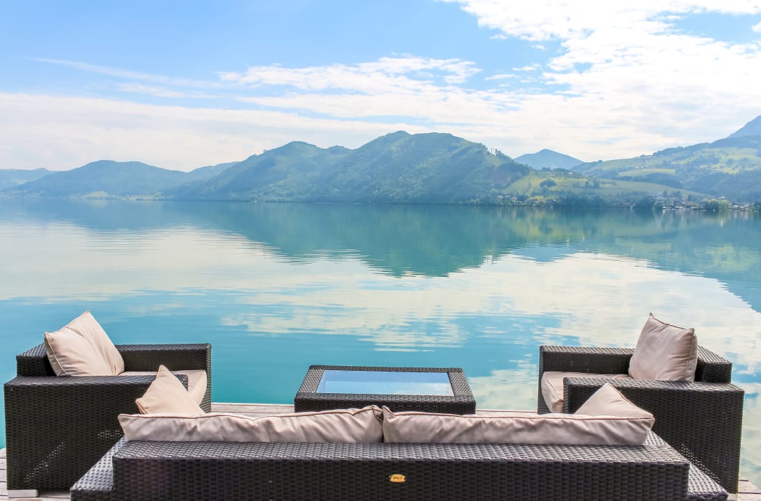 Ausblick Hotel Stadler am Attersee