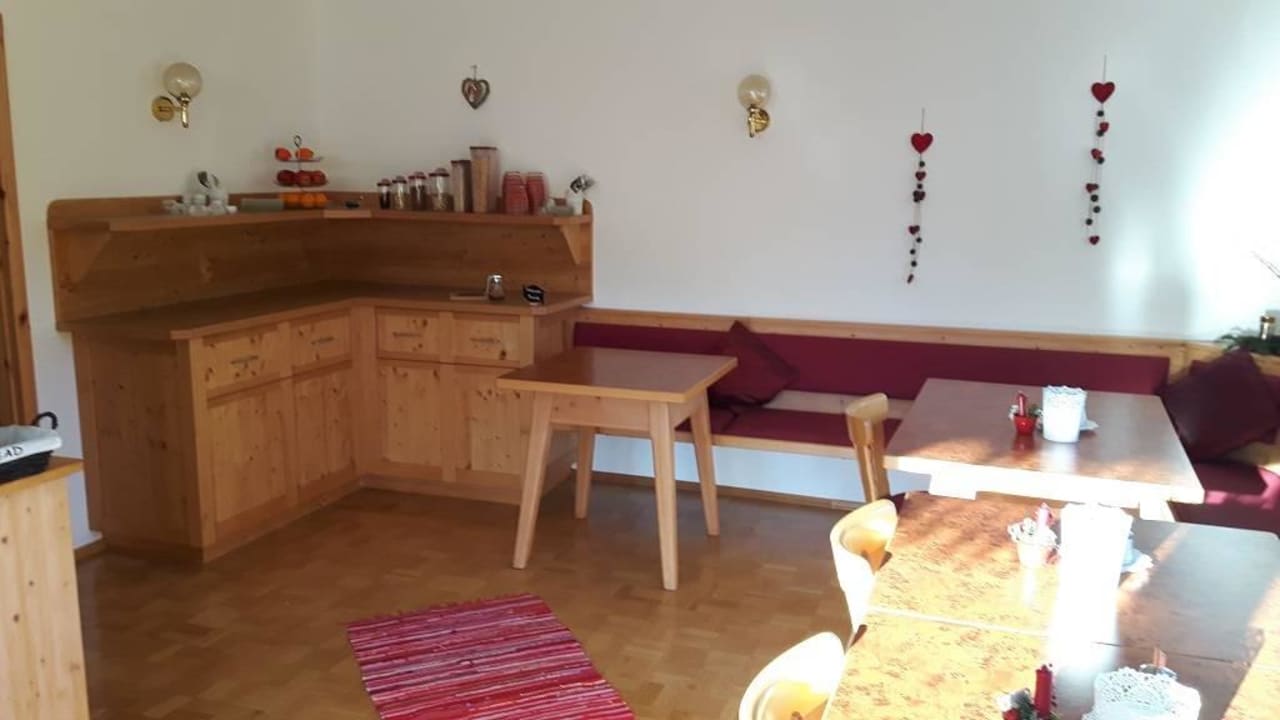 Frühstücksraum Gästehaus Elvira